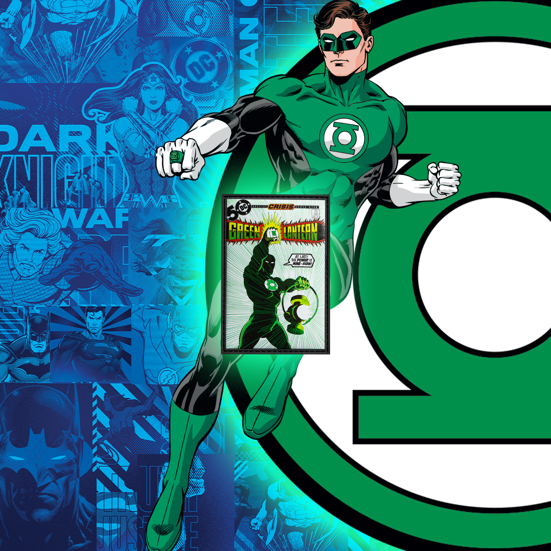 Green Lantern Comic Cover Patch