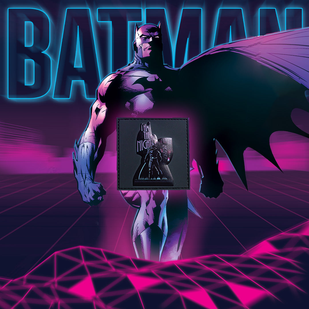 I Am The Night Neon Batman Patch