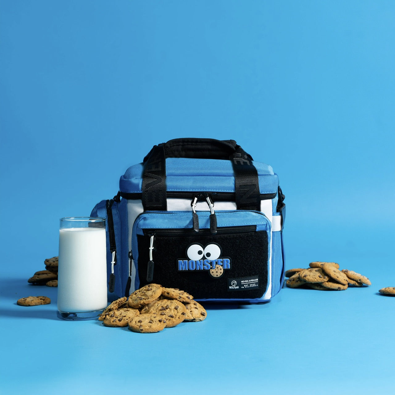 9L Monster Blue Mini Tactical Lunch Box