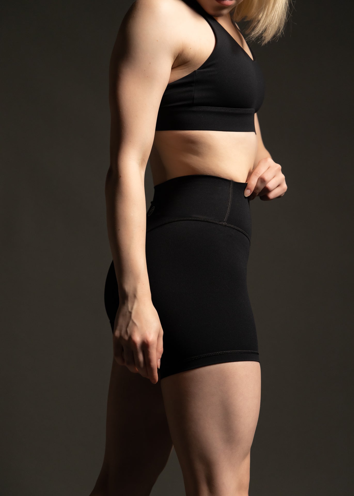 Alpha Black Shorts 4" (SALE)