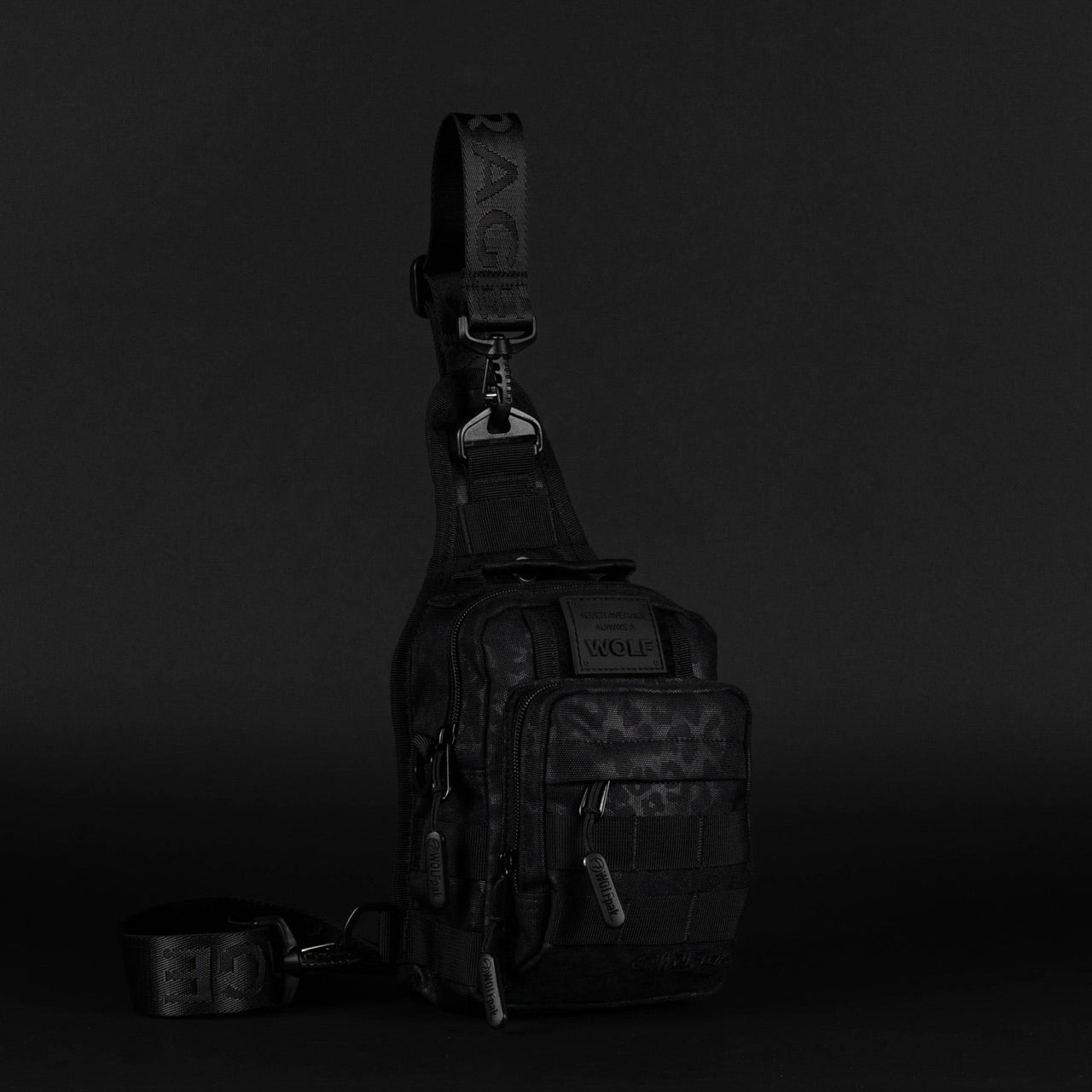 4L Mini Tactical Sling Bag Black Leopard