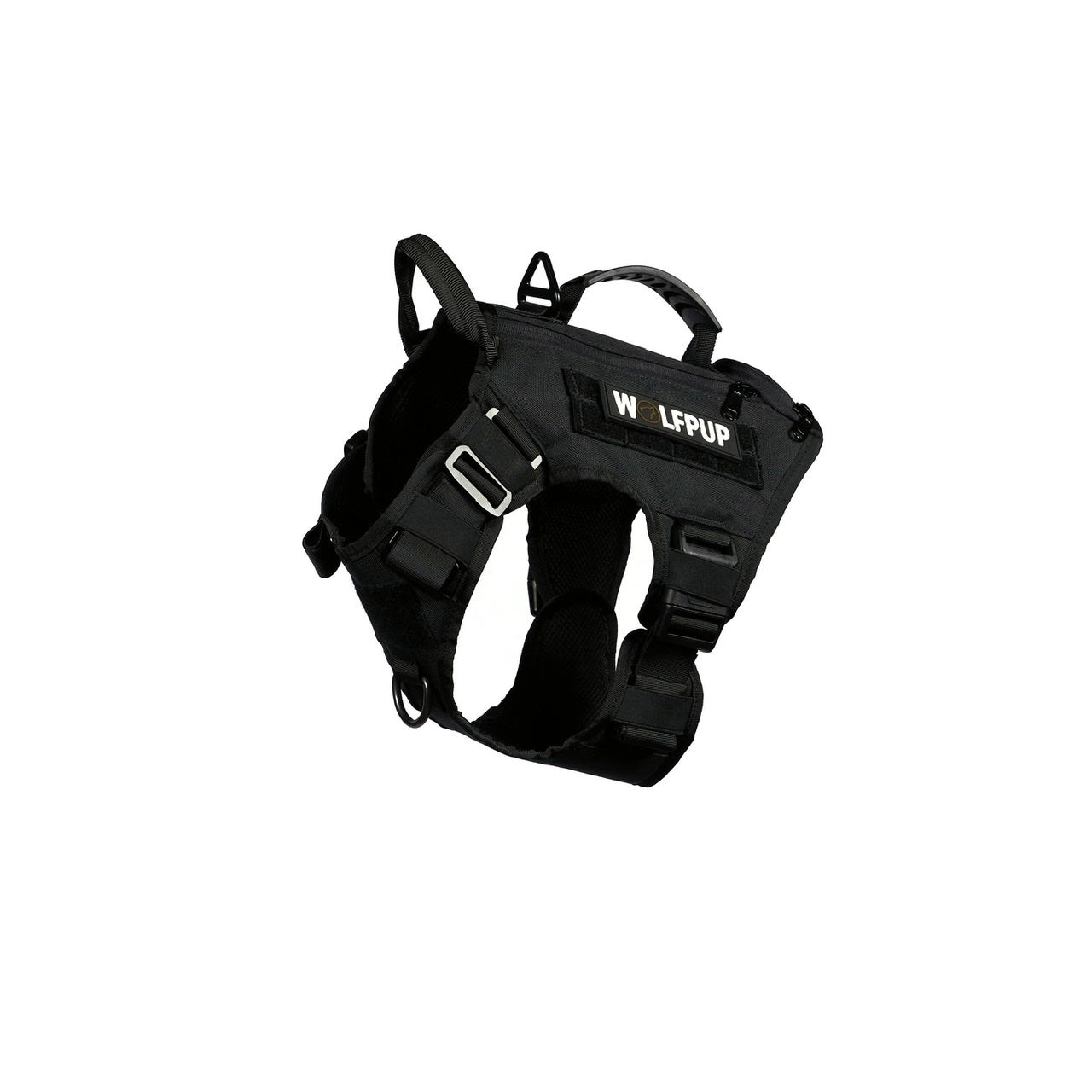 Alpha Black Tactical Dog Vest Harness