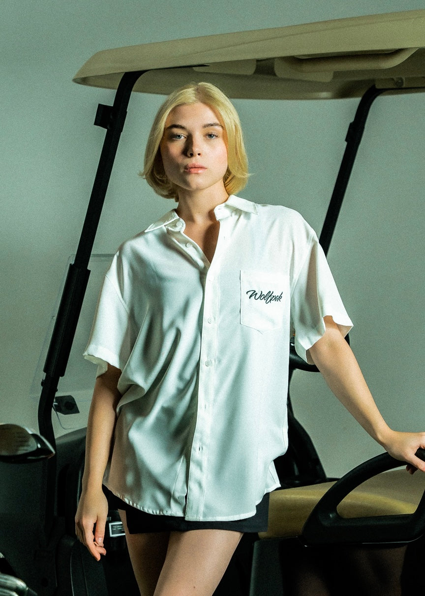 Arctic White Country Club Button Up (SALE)