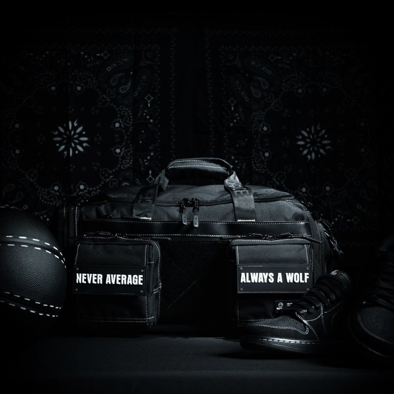 30L Perfect Duffle Bag Black Phantom